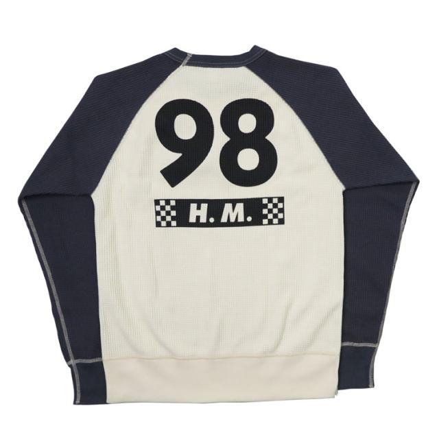 トイズマッコイ TOYS McCOY 長袖 スティーブ・マックイーン Tシャツ ワッフル生地 BIG WAFFLE CREW NECK SHIRT" Elsinore GRAND PRIX " TMC2355_2
