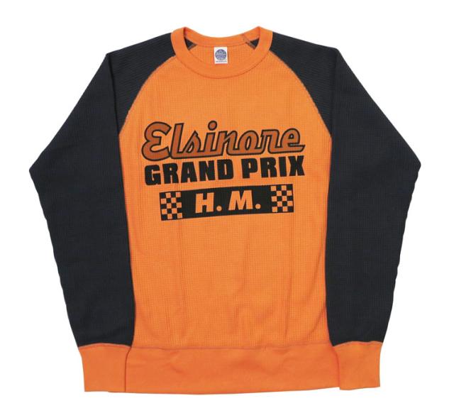 トイズマッコイ TOYS McCOY 長袖 スティーブ・マックイーン Tシャツ ワッフル生地 BIG WAFFLE CREW NECK SHIRT" Elsinore GRAND PRIX " TMC2355_3