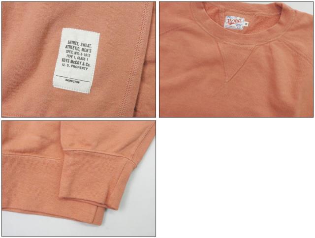 トイズマッコイ TOYS McCOY 長袖 クルーネック スウェット McHILL SPORTS WEAR GARMENT DYEING SWEAT SHIRT TMC2372_5