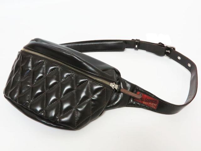 トイズマッコイ TOYS McCOY ホースハイド レザー デュアルブレード パッデッド バッグ  馬革 DUAL BLADE "PADDED" BAG ウエストバッグ ボディバッグ TMA2422【2025年秋冬新作】