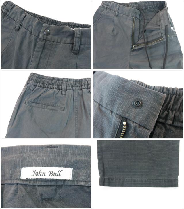 ジョンブル JOHNBULL オーバーダイ ワンタック イージーパンツ トラウザーズ JM252P02