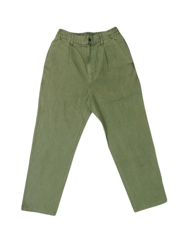 ジョンブル JOHNBULL オーバーダイ ワンタック イージーパンツ トラウザーズ JM252P02