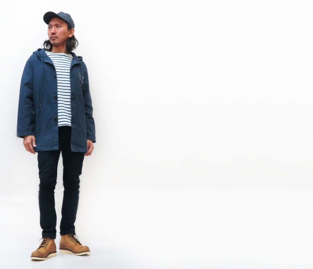 フェローズ コート 美品 Pherrows フェローズ 肉厚 Pコート 黒 メンズ