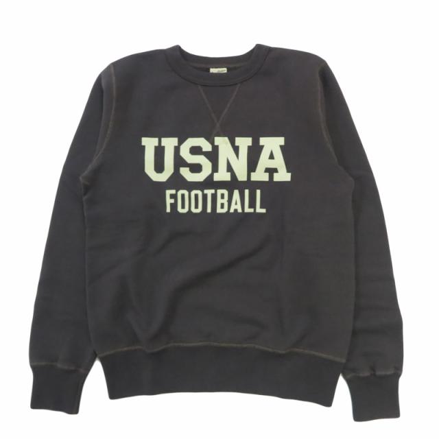 バズリクソンズ BUZZ RICKSON'S セットイン クルーネック スウェット "USNA"ミリタリー長袖 BR69696_1