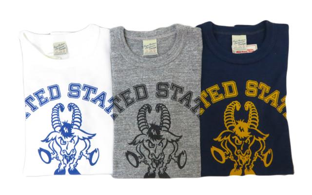 バズリクソンズ BUZZ RICKSON'S スラブヤーン 半袖 Tシャツ プリント