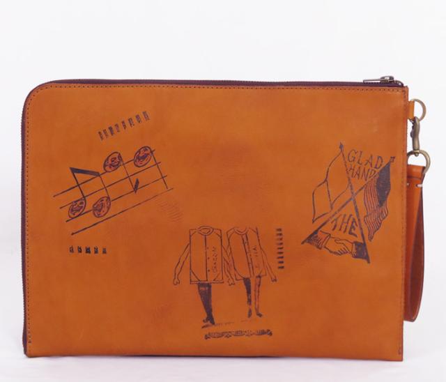 VASCO × GLAD HAND ヴァスコ グラッドハンド レザー PCスリーブ バッグ