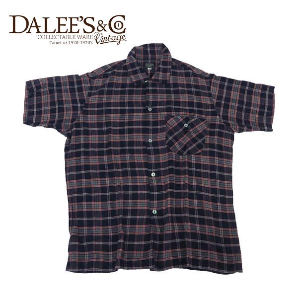 DALLES & CO ダリーズ＆コー Huco.S 1910s RAYON SHIRT 半袖 レーヨンシャツ チェック デラックスウェア DELUXEWARE
