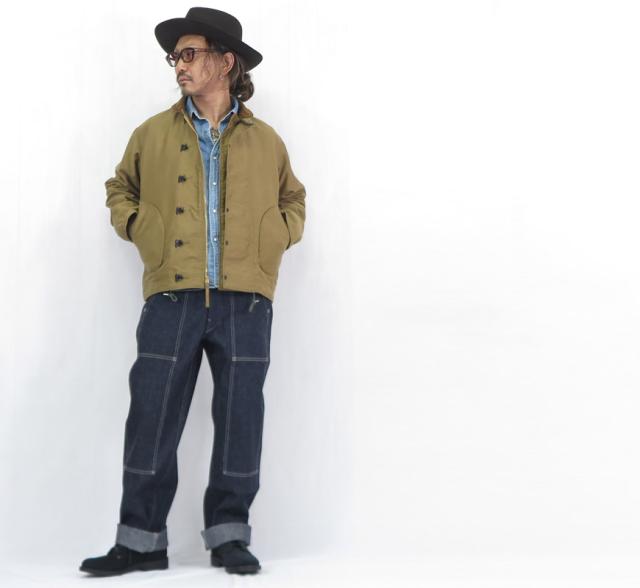 SUGAR CANE シュガーケーン MFSC ジャングルクロス N-1H モディファイ NAVAL CLOTHING TAILOR Mister Freedom ミスターフリーダム SC15814_9