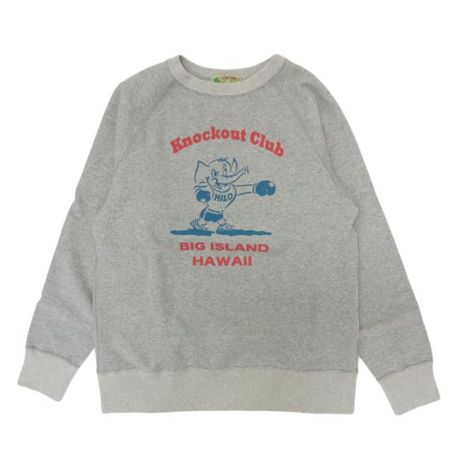 サンサーフ SUN SURF 長袖 クルーネック スウェット プリント ”KNOCKOUT CLUB” CREW NECK SWEAT SHIRT SS69596_1