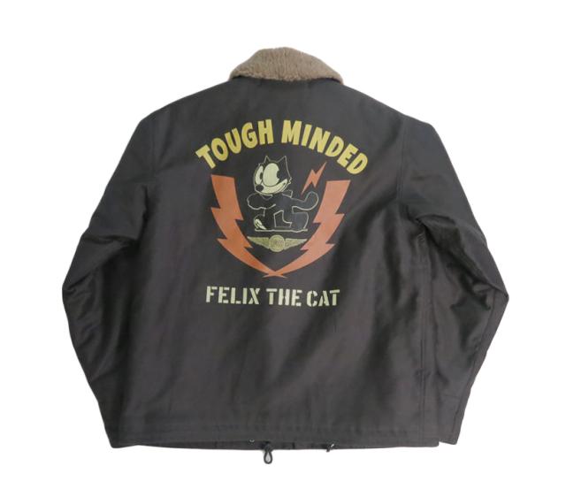 トイズマッコイ TOYS McCOY N-1 デッキジャケット FELIX THE CAT "TOUGH MINDED" TMJ2522　_2