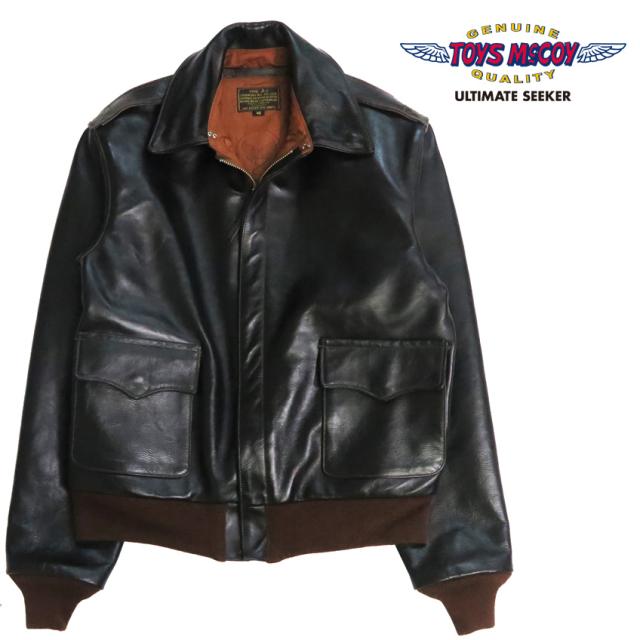 トイズマッコイ TOYS McCOY A-2 なめし革 飛翔上衣 ROUGH WEAR CLOTHING CO. デカール皆無 ホースハイド 馬革 TMJ2526