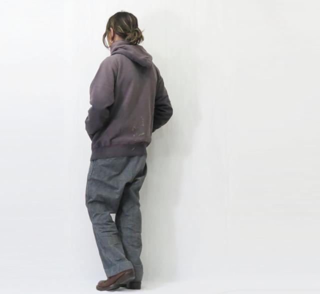 ウェアハウス WAREHOUSE プルオーバー スウェット パーカー ラグランスリーブ ユーズド加工 Lot.462 U/W SUN BURNED 2ND-HAND セカンドハンド セコハン 