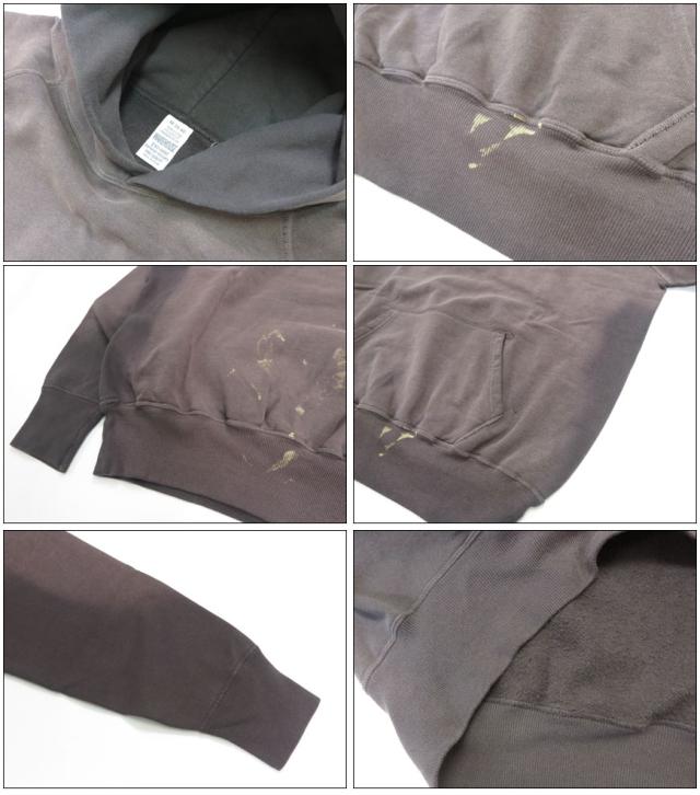 ウェアハウス WAREHOUSE プルオーバー スウェット パーカー ラグランスリーブ ユーズド加工 Lot.462 U/W SUN BURNED 2ND-HAND セカンドハンド セコハン 