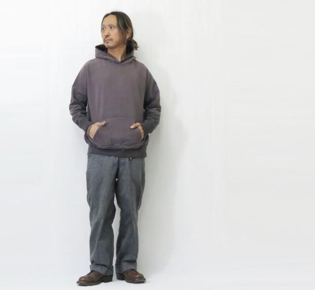 ウェアハウス WAREHOUSE プルオーバー スウェット パーカー ラグランスリーブ ユーズド加工 Lot.462 U/W SUN BURNED 2ND-HAND セカンドハンド セコハン 