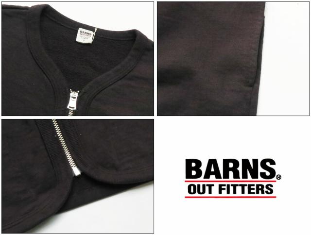 バーンズ BARNS 長袖 90s スウェット ジップ カーディガン BR-22438_5