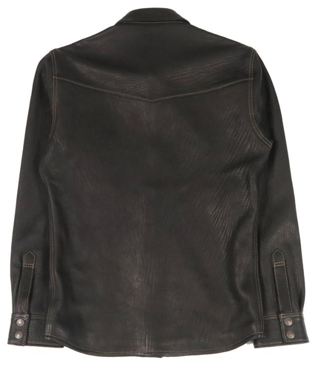フラットヘッド THE FLAT HEAD ディアスキン シャツ 鹿革 レザー FN-LS