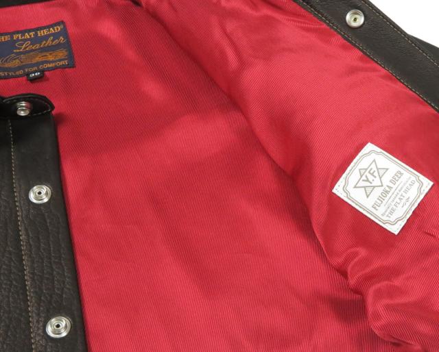 フラットヘッド THE FLAT HEAD ディアスキン シャツ 鹿革 レザー FN-LS