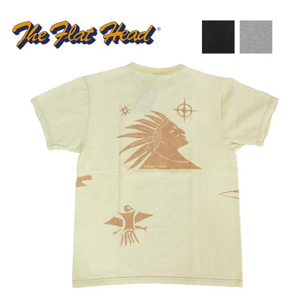 フラットヘッド THE FLAT HEAD 半袖  FRONTIER SPIRIT Ｔシャツ  FN-THC-051
