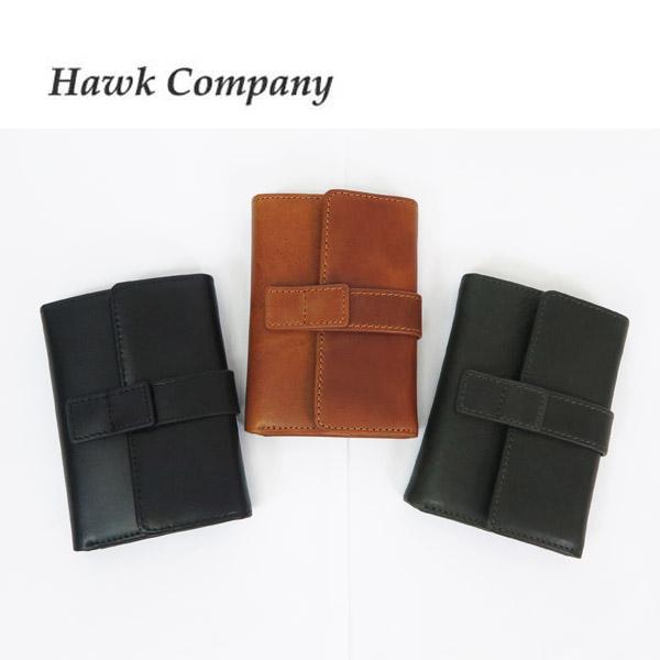 ホークカンパニー HAWK COMPANY FAUCON レザー 牛革 ウォレット 三つ折り コンパクト 財布 7256