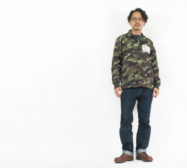 ラングリッツレザーズ LanglitzLeathersヘビーナイロンツイル ウインドブレーカー LLJ-003 LL75TH ジャケット カモフラージュの通販は