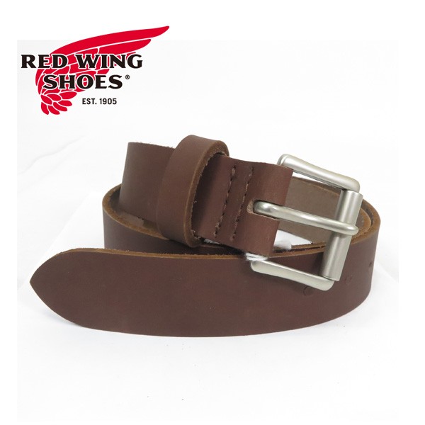 REDWING レッドウィング レザー ベルト 38mm幅 Amber Pioneer アンバー・パイオニア S.B.FOOT社レザー rw96550【2025年春夏新作】