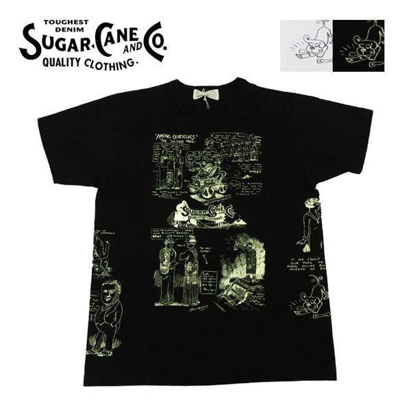 シュガーケーン SUGAR CANE 半袖 Tシャツ 1920's CARTOON AMONG OURSELVES Made in U.S.A SC79584
