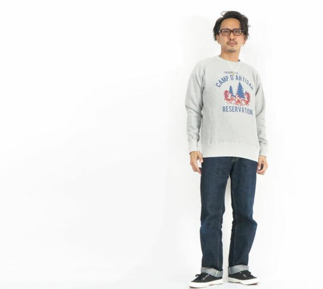 ダルチザン ステュディオ・ダ・ルチザン STUDIO D'ARTISAN 長袖 フリーダム プリント スウェット 8085A_5