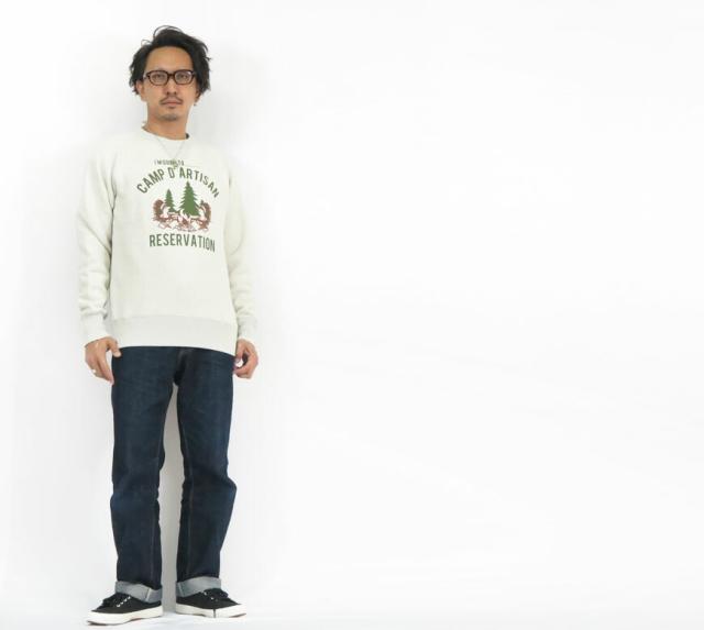 ダルチザン ステュディオ・ダ・ルチザン STUDIO D'ARTISAN 長袖 フリーダム プリント スウェット 8085A_6