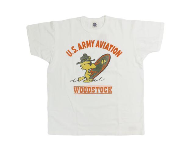 トイズマッコイ TOYSMcCOY   半袖 Tシャツ SNOOPY TEE WOODSTOCK " U.S.ARMY AVIATION " TMC2523