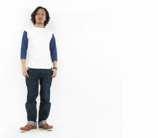 ウェアハウス WAREHOUSE 7分袖 Tシャツ ベースボール プレーン