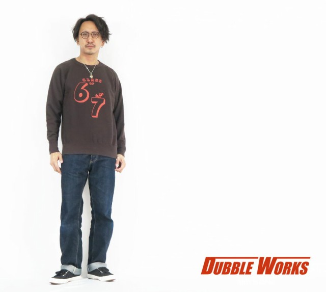 ダブルワークス DUBBLE WORKS クルーネック スウェット トレーナー