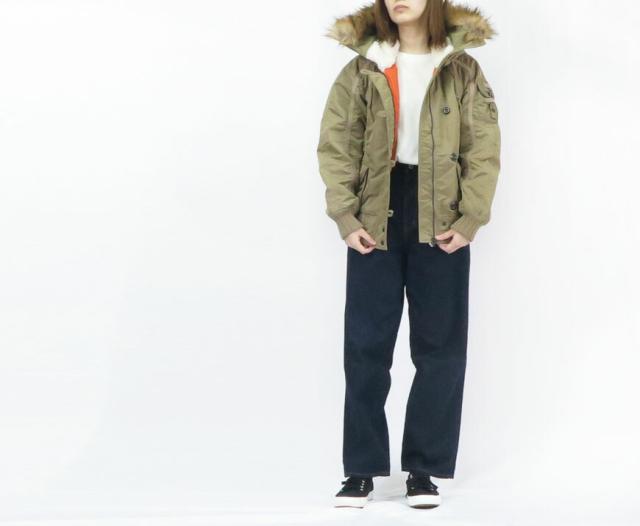 N2b アビレックス 女性 WEB DEPOT限定 CAMOUFLAGE N-2B - グレーカモ M