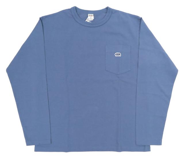 バーンズ BARNS 長袖 Tシャツ タフネック ポケット ユニオン