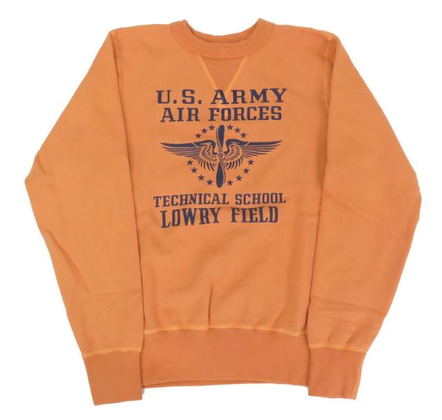 バズリクソンズ BUZZ RICKSON'S 長袖 セットイン クルーネック スウェット プリント "U.S. ARMY AIR FORCES" BR69450_3