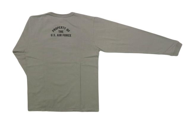 バズリクソンズ BUZZ RICKSON'S 長袖 Tシャツ プリント "U.S. AIR FORCE  McCHORD A.F.BASE" MADE IN USA BR69626【2025年秋冬新作】