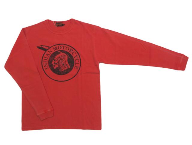インディアンモーターサイクル Indian Motorcycle 長袖 プリント Ｔシャツ L/S T-SHIRT "INDIAN" IM69610【2025年秋冬新作】