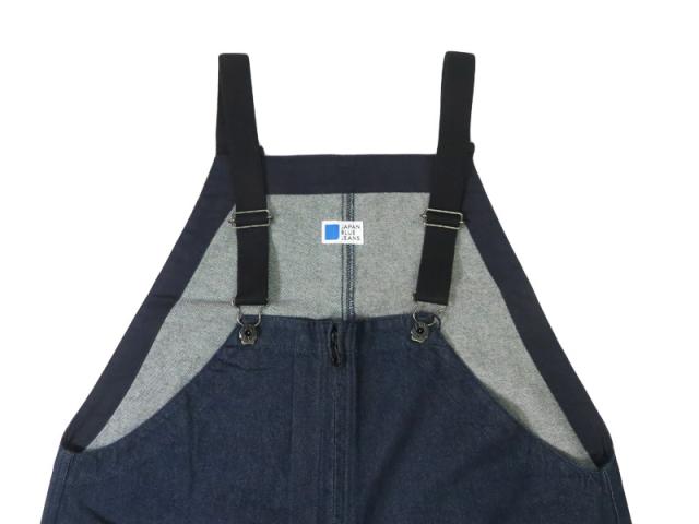 新品未使用 ジャパンブルー JBPT1022 オーバーオール ヒッコリー M