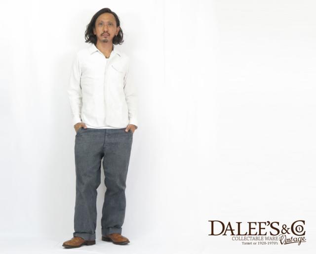 DALLES &amp; CO ダリーズ＆コー 長袖 20's ジェリコ シャツ "20s Jelico shirt" Jelico デラックスウェア DELUXEWARE_4