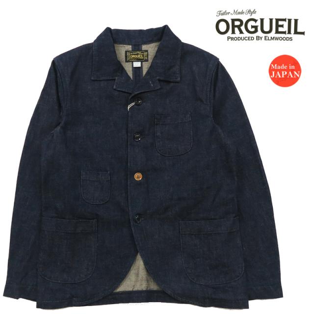 ORGUEIL オルゲイユ デニム サックジャケット カバーオール ワークジャケット OR-4307