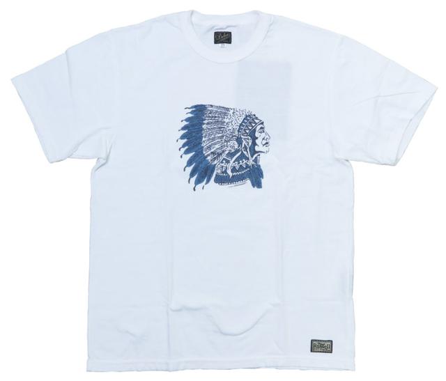 DALLES&CO ダリーズ＆コー 半袖 プリント Ｔシャツ 7oz吊天竺 吊り編み ユニオンスペシャル "INDIO" ROT2024-E DELUXEWARE デラックスウエア