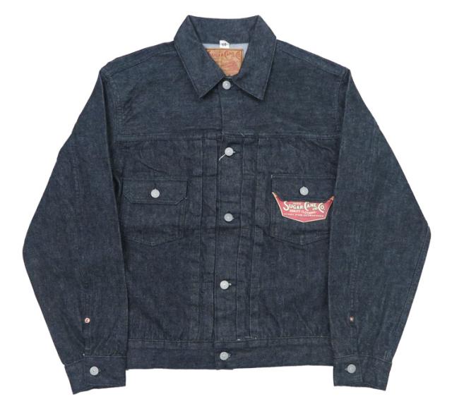 SUGAR CANE シュガーケーン 14.25oz ブラック デニム ジャケット ワンウォッシュ 1953モデル 2nd(セカンド) ジージャン Gジャン 14.25oz BLACK DENIM JACKET 1953 MODEL SC15650