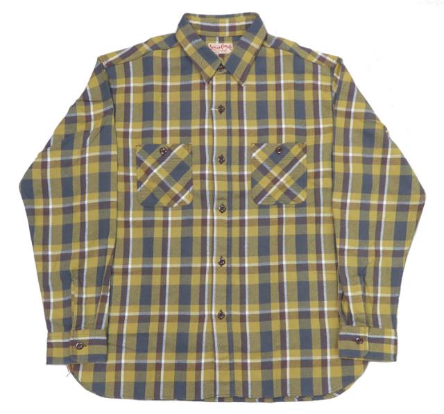 シュガーケーン ツイルチェック ワークシャツ SC29361 SUGAR CANE ネルシャツ 長袖シャツ オフ白 新品 東洋エンタープライズSUGAR CANE シュガーケーン\"SC29361