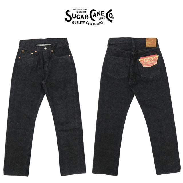 シュガーケーン SUGAR CANE 14.25oz ブラックデニム スタンダード ジーンズ SC42460 1947年モデル ワンウォッシュ ジーパン Ｇパン 【2024-25年秋冬新作】の通販は