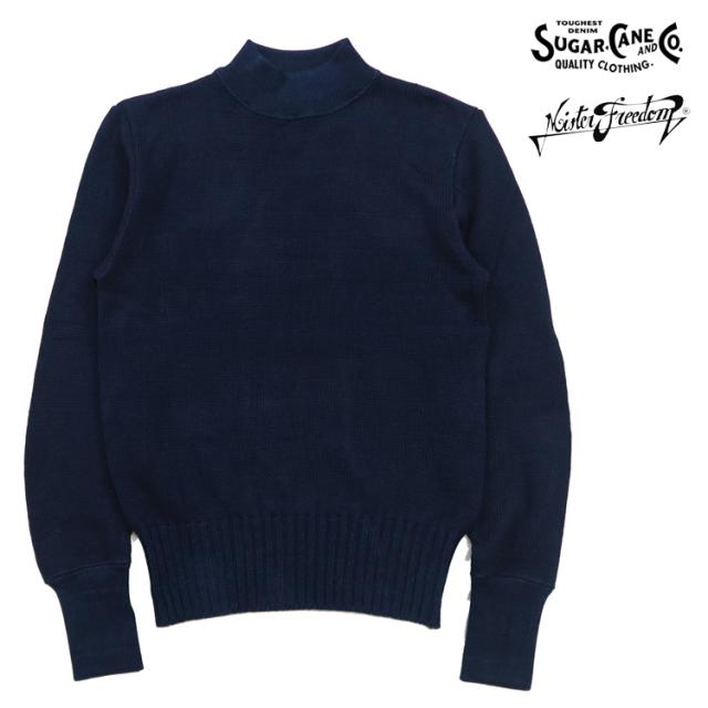 シュガーケーン SUGAR CANE ミスターフリーダム コットン インディゴニット BRIDGE セーター SUBMARINER SC90263