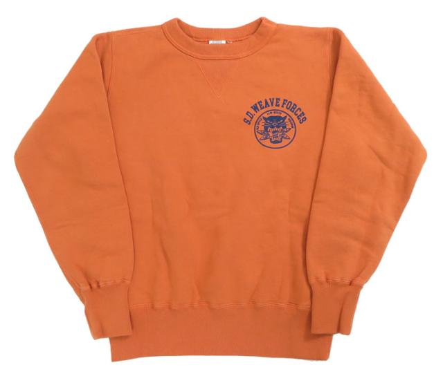 ダルチザン ステュディオ・ダ・ルチザン STUDIO D'ARTISAN クルーネック プリント スウェット "S.D.WEAVE FORCES" 8156A