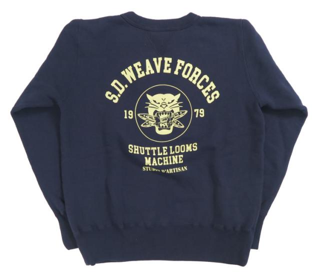 ダルチザン ステュディオ・ダ・ルチザン STUDIO D'ARTISAN クルーネック プリント スウェット "S.D.WEAVE FORCES" 8156A