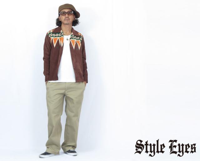 Style Eyes スタイルアイズ 長袖 コーデュロイ 開襟シャツ ガテマラ柄 Mid 1950s Style Corduroy Sports Shirt “GUATEMALA” SE29384