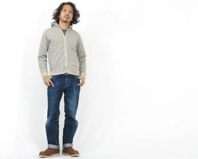 デラックスウェア DELUXEWARE FULLZIP PARKA PLAIN フルジップ スウェット パーカー ユニオンスペシャル SPZ-00_12