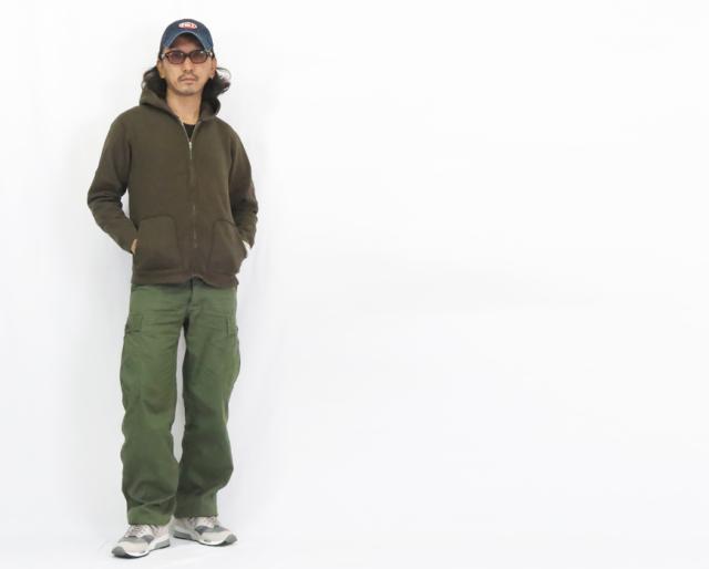 デラックスウェア DELUXEWARE FULLZIP PARKA PLAIN フルジップ スウェット パーカー ユニオンスペシャル SPZ-00_13
