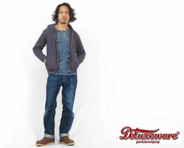 デラックスウェア DELUXEWARE FULLZIP PARKA PLAIN フルジップ スウェット パーカー ユニオンスペシャル SPZ-00_9